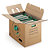 Caisses carton de déménagement double cannelure avec poignées RAJA 65x35x37 cm, lot de 10 - 2