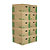 Caisses multi-usage recyclées avec couvercle RAJA 52 x 35 x 25 cm, lot de 20 - 2
