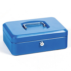 Caissette à monnaie 25 cm 3 compartiments coloris bleu Caissette à monnaie 25 cm 3 compartiments coloris bleu