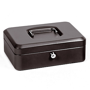 Caissette à monnaie 25 cm 3 compartiments coloris noir Caissette à monnaie 25 cm 3 compartiments coloris noir