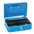 Caissette à monnaie bleue Pavo 3 compartiments L. 25 cm - 3