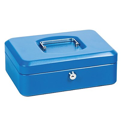 Caissette à monnaie bleue Pavo 3 compartiments L. 25 cm - 1