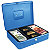 Caissette à monnaie bleue Pavo 5 compartiments L. 30 cm - 2