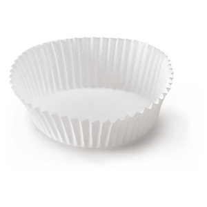 Caissette papier plissé blanc 70 mm
