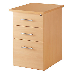 Caisson Actual hauteur bureau - L.42 x P.60 x H. 72 cm - Chêne Caisson Actual hauteur bureau - L.42 x P.60 x H. 72 cm - Chêne