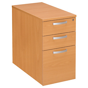 Caisson hauteur bureau Axiome - L.47,5 x H.72,5 x P.80 cm - Hêtre