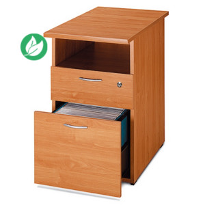 Caisson hauteur bureau Pronto - L.43 x P.60 x H.72 cm - Aulne Caisson hauteur bureau Pronto - L.43 x P.60 x H.72 cm - Aulne