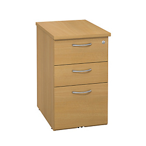 Caisson mélaminé NF Environnement hauteur bureau Hêtre - H.72 x L. 42 x P. 60 cm Caisson mélaminé NF Environnement hauteur bureau Hêtre - H.72 x L. 42 x P. 60 cm