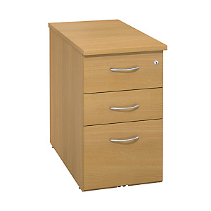 Caisson mélaminé NF Environnement hauteur bureau Hêtre - H.72 x L. 42 x P. 80 cm Caisson mélaminé NF Environnement hauteur bureau Hêtre - H.72 x L. 42 x P. 80 cm