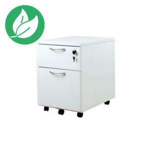 Caisson mobile E-Link Direction 2 tiroirs Blanc Caisson mobile E-Link Direction 2 tiroirs Blanc