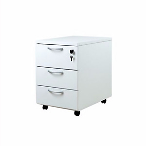 Caisson mobile E-Link Direction 3 tiroirs Blanc Caisson mobile E-Link Direction 3 tiroirs Blanc
