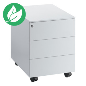 Caisson mobile Universal - 3 tiroirs - Aluminium Caisson mobile Universal - 3 tiroirs - Aluminium