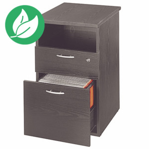 Caisson Pronto hauteur bureau Noir Caisson Pronto hauteur bureau Noir