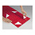 Caixa para presente vermelha com fecho íman 37,5x26,5x6,5 cm - 3