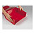 Caixa para presente vermelha com fecho íman 37,5x26,5x6,5 cm - 4