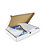 Caixa postal branca para produtos planos formato A4 - 4