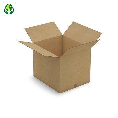 Caja de cartón canal doble reforzado 58,5x48,5x47cm RAJA® - 1