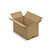 Caja de cartón canal simple 46x26x26cm RAJA® - 1