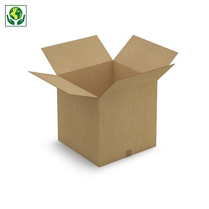 Caja de cartón canal simple 50x50x50cm RAJA® - 1