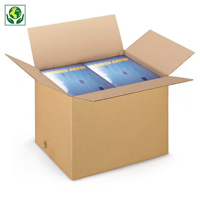 Caja de cartón canal simple 60x60x60cm RAJA® - 1