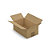 Caja de cartón canal simple plana 25x15x10cm RAJA® - 1