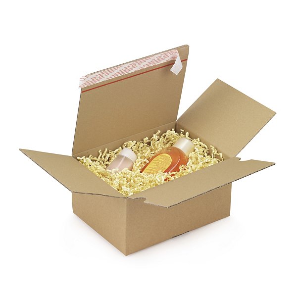 Caja de cartón montaje instantáneo y cierre adhesivo canal doble RAJA® - 3