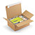 Caja de cartón montaje instantáneo y cierre adhesivo canal simple RAJA® - 4