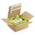 Caja de cartón montaje instantáneo y doble cierre adhesivo "ida y vuelta" RAJA® - 2
