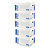 Caja de cartón multiusos con asas blanca y azul RAJA® - 3