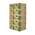 Caja de cartón reciclado multiusos 52x35x25 RAJA® - 4