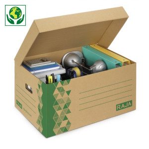 Caja de cartón reciclado multiusos RAJA®