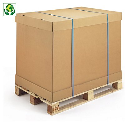 Caja contenedor de cartón modulable - 1