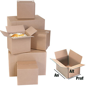 Caja embalaje canal simple 400 x 200 x 270 Caja embalaje canal simple 400 x 200 x 270