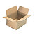 Caja embalaje canal simple 600 x 400 x 400 mm (largo x ancho x alto) marrón - 3
