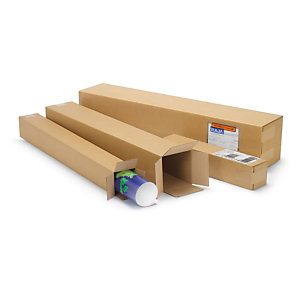 Caja larga de cartón canal simple Rajabox