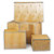Caja de madera contrachapada58x38x38cm - 1
