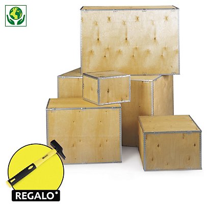 Caja de madera contrachapada - 1