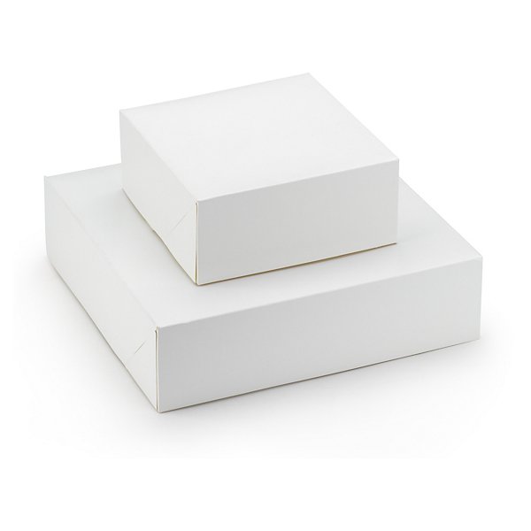 Caja pastelería cartón blanco - 2
