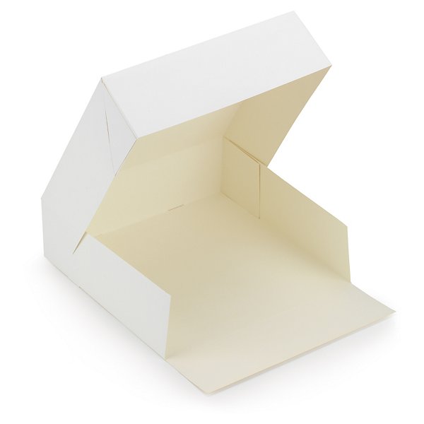 Caja pastelería cartón blanco - 4