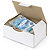 Caja postal 200 x 140 x 75 mm (largo x ancho x alto) blanca - 3