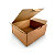 Caja postal 250 x 200 x 100 mm (largo x ancho x alto) marrón - 2