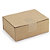 Caja postal 250 x 200 x 100 mm (largo x ancho x alto) marrón - 3