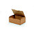 Caja postal 350 x 220 x 130 mm (largo x ancho x alto) marrón - 2