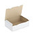 Caja postal 430 x 300 x 120 mm (largo x ancho x alto) blanca - 1