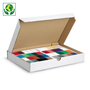 Caja postal blanca para productos planos formato A5 RAJA®