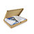 Caja postal marrón para productos planos 30,5x22x2,5cm RAJA® - 1