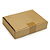 Caja postal plana 310 x 220 x 50 mm (largo x ancho x alto) marrón - 2