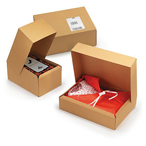 Caja postal plegable automontable 240 x 370 x 160 mm (largo x ancho x alto)