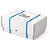Caja telescópica 430 x 310 x 105/180 mm (largo x ancho x alto) blanca - 2