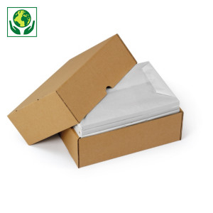 Caja telescópica reforzada marrón formato A3 Caja telescópica reforzada marrón formato A3